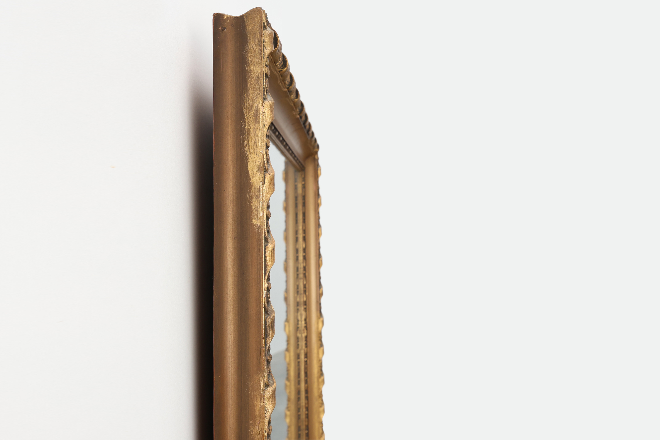 Neoclassical Giltwood Oak Mirror, Belgium, circa 1900thumbnail